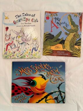Lot of 3 Illustrated Children’s Picture Books - Colorful Covers